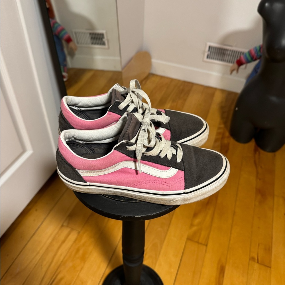 Pink and Gray vans